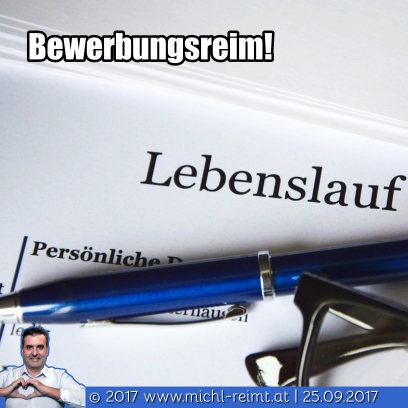 Gedicht: Bewerbungsreim!