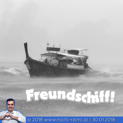 Gedicht: Freundschiff!